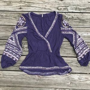 Free People Peasant Style Top